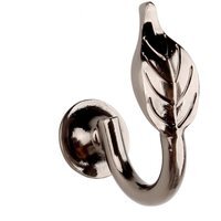 Leaf Curtain Hold Backs - Graphite