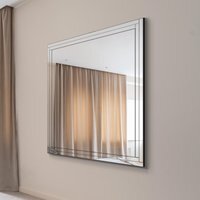 MirrorOutlet Luxford All Glass Bevelled Large Dress Mirror 144 x 115.5cm - All glass