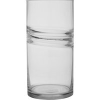 Cayden Small Smoked Black And Gold Vase - Glass 100%