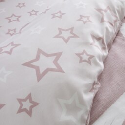 Kids Printed Polycotton Duvet Cover Set Or Fitted Sheet Set - Blush Pink - thumbnail 4