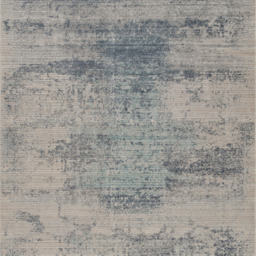 Maia Low Pile Washable Non Slip Living Room Abstract Area Rug Hallway Runner - Navy / 300cm - thumbnail 5