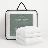 5 Inch Mattress Topper Hotel Quality Ultra Soft and Supportive - White / 90cm - thumbnail 1