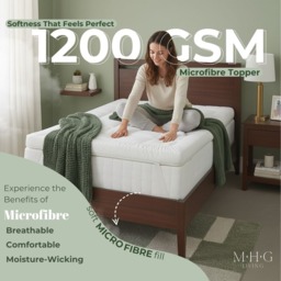5 Inch Mattress Topper Hotel Quality Ultra Soft and Supportive - White / 90cm - thumbnail 5
