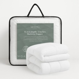 5 Inch Mattress Topper Hotel Quality Ultra Soft and Supportive - White / 90cm - thumbnail 2