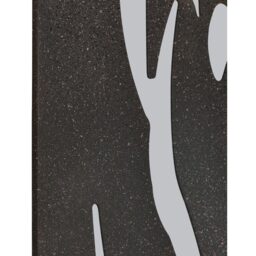 MirrorOutlet Large Metal Flame Garden Screen Wall Mirror - Antique Black - thumbnail 3