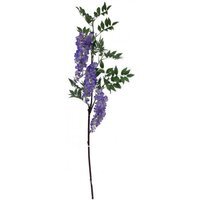 Artificial Wisteria Branch 122cm - Violet - thumbnail 1
