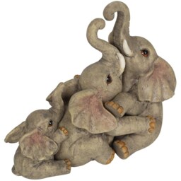 Mini Elephant Family Ornament - Grey - thumbnail 5
