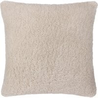 Olann Faux Shearling Cushion - Natural / 55cm / Polyester