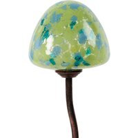 Glass Glow In The Dark Mushroom Stake