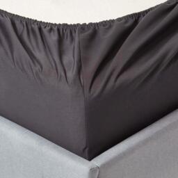 1000 Thread Count Egyptian Cotton Extra Deep Fitted Sheet - Dark Grey / Single - thumbnail 3