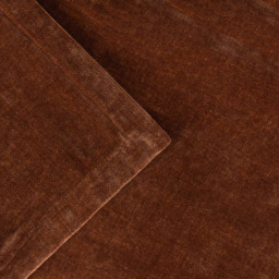 Heavy Chenille Velvet Throw - Nutmeg / 200cm - thumbnail 3