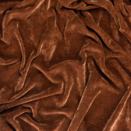 Heavy Chenille Velvet Throw - Nutmeg / 200cm - thumbnail 4