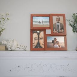 "Multi Picture Aperture 6"" x 4"" Photo Frame Wood  - Brown" - thumbnail 5