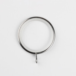 Metal Curtain Rings - Chrome / Fits 25 / 28 mm curtain poles - thumbnail 5