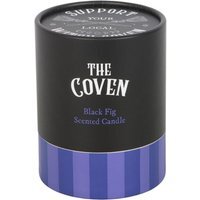 Coven Black Fig Scented Glass Candle Witchy Gift Home Decor - Black
