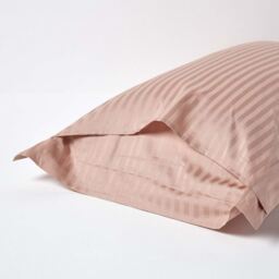 330 Thread Count Egyptian Cotton Oxford King Size Pillowcase - Taupe Beige - thumbnail 3