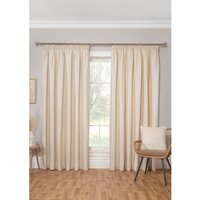 Chenille Taped Curtains - Natural / 183cm / 168cm - image 1