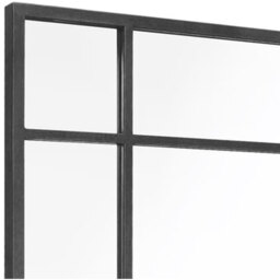 Genestra Outdoor Garden Wall Mirror - Black / 85cm / 180cm - thumbnail 5