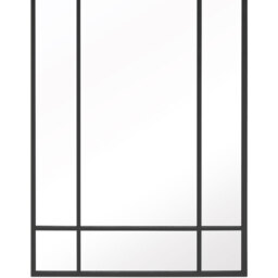 Genestra Outdoor Garden Wall Mirror - Black / 85cm / 180cm - thumbnail 4