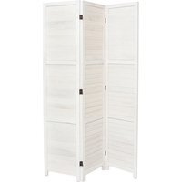 Elegant Solid Wood Room Divider - White / 120cm / 5kg