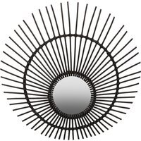 Sana Small Round Wall Mirror - Natural