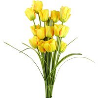 Bunch of Artificial Tulip Stems Flower - Yellow Tulip