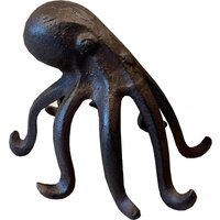 Cast Iron Octopus Phone Holder - Bronze - thumbnail 1