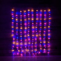 Flexibright Curtain Christmas Lights in Rainbow - Rainbow - thumbnail 1