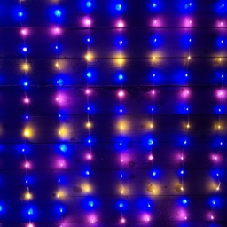 Flexibright Curtain Christmas Lights in Rainbow - Rainbow - thumbnail 2