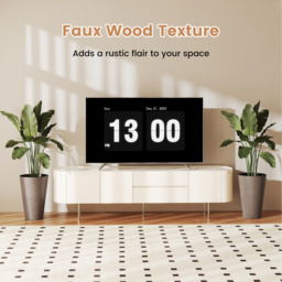 Tall Round Planter Set of 2 - Brown - thumbnail 3
