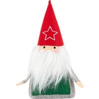 Scandi Santa Festive Doorstop - Red