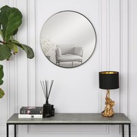 Pandora Round Mirror - 80 x 80cm  - Black - image 1