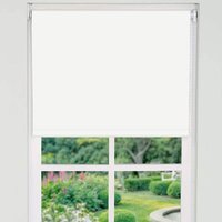 Trimmable Thermal Blackout Roller Blinds - White / 180cm