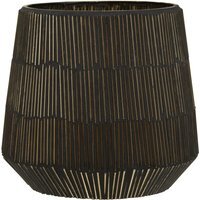 Gaia Small Mosaic Glass Candle Holder - Gold