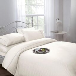 Ritz Hotel Quality 300 Thread Count Duvet Cover Sets Cream - Yellow - thumbnail 2