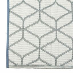 Homescapes Outdoor Rug Waterproof Reversible, 120 x 180 cm, Grey Geometric - Grey - thumbnail 4