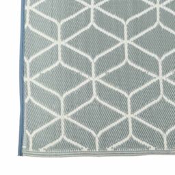Homescapes Outdoor Rug Waterproof Reversible, 120 x 180 cm, Grey Geometric - Grey - thumbnail 5