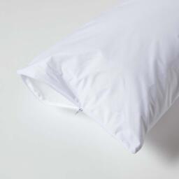 Polypropylene Waterproof Pillow Protectors Pack of 4 - White / 80cm / 40cm / Single - thumbnail 4