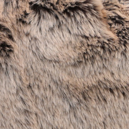 icon Cocoon Faux Fur Bean Bag - Brown - thumbnail 2