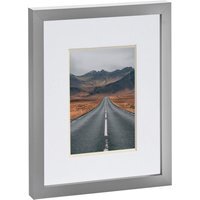 "Photo Frame with 4x6"" Mount - 8x10"" - Grey - White" - image 1