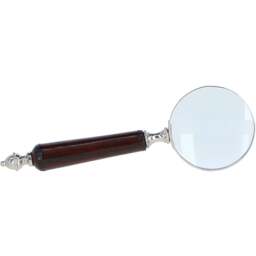 Luxury Leather Handled Magnifying Glass - Chestnut - thumbnail 2