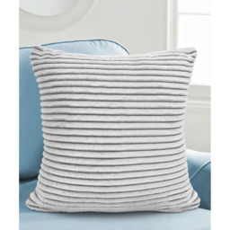 Soft Snug Deluxe Printed Cord Cushion - Charcoal - thumbnail 2