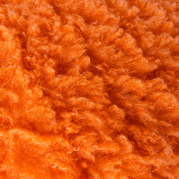 Fluffball Faux Fur Cushion 45 x 45cm - Orange Fever / 0.49kg - thumbnail 2
