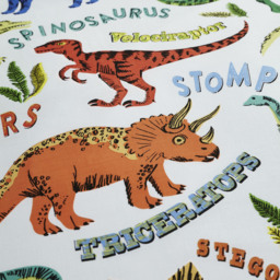 Dinosnore Kids Bedding Duvet Cover Set - Blue / Double - thumbnail 3