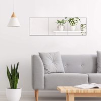 Acrylic Adhesive Wall Mirror Tiles - 30CM-3PCS - image 1