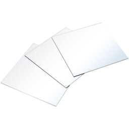 Acrylic Adhesive Wall Mirror Tiles - 30CM-3PCS - thumbnail 2