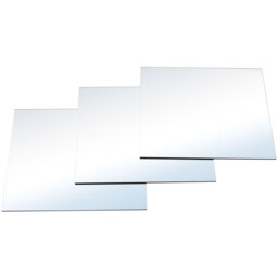 Acrylic Adhesive Wall Mirror Tiles - 30CM-3PCS - thumbnail 3