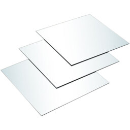 Acrylic Adhesive Wall Mirror Tiles - 30CM-3PCS - thumbnail 4