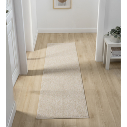 Avior Washable Plain Living Room Area Rug - Loop Pile Pebble Design Rug - Beige / 230cm - thumbnail 4
