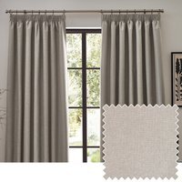 Dawn Blackout Pencil Pleat Curtains - Linen / 117cm / 183cm - image 1